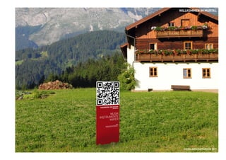 WILLKOMMEN IM MURTAL




  ©EVOLARIS/LUFFUP/CIS 2011
 