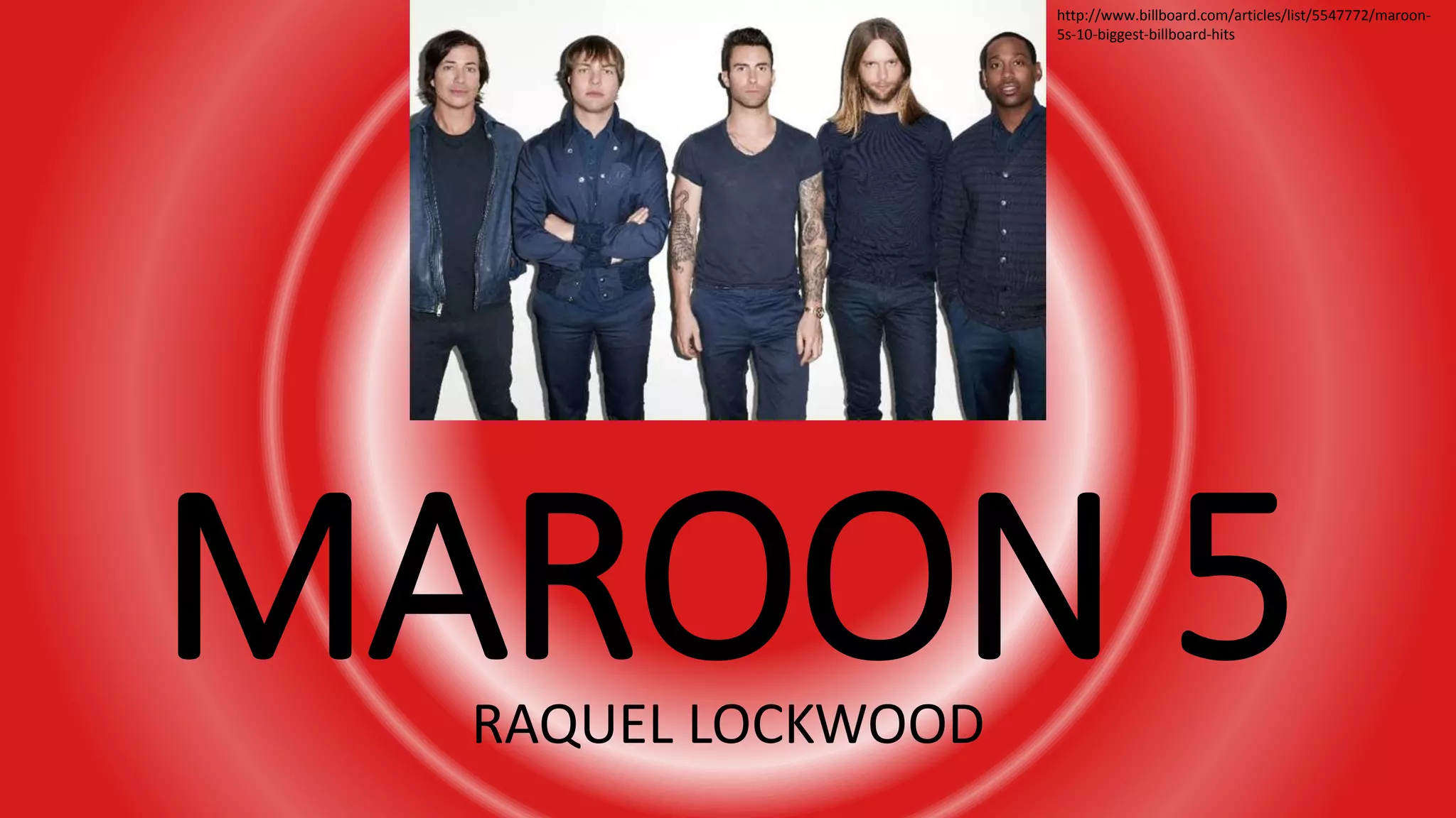 Mus 101 Maroon 5 PPT mus-101-maroon-5-ppt