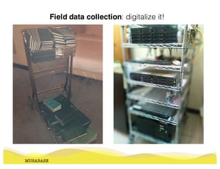 Field data collection: digitalize it!
MUSABASE
 