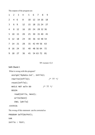 BASICS OF COMPUTER PROGRAMMING-TAKE HOME ASSIGNMENT 2018 | PDF