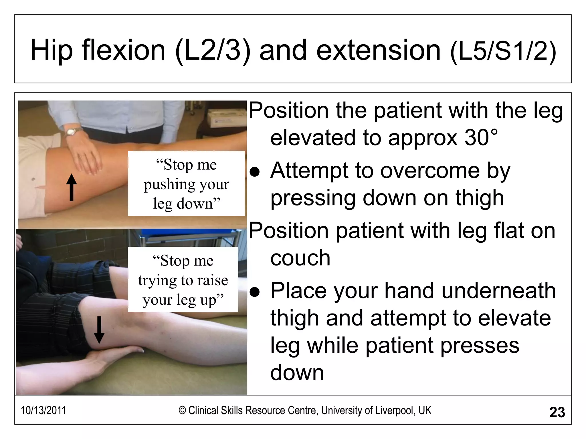 Muscle Power and Tone Examination | PDF | Death, Injury, or Military ...