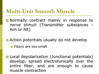 Smooth Muscles | PPTX
