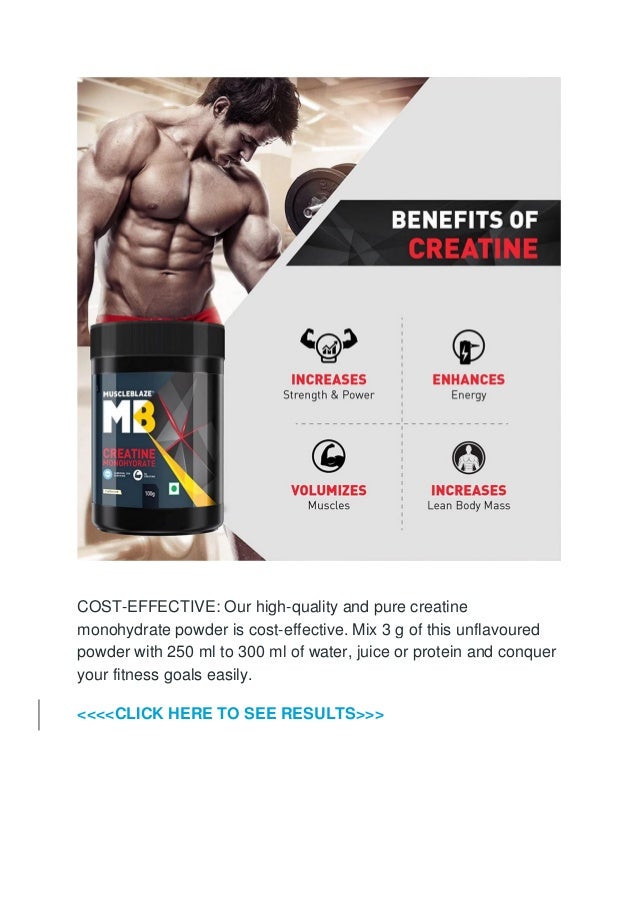 MuscleBlaze Creatine Monohydrate, India’s Only Labdoor USA Certified