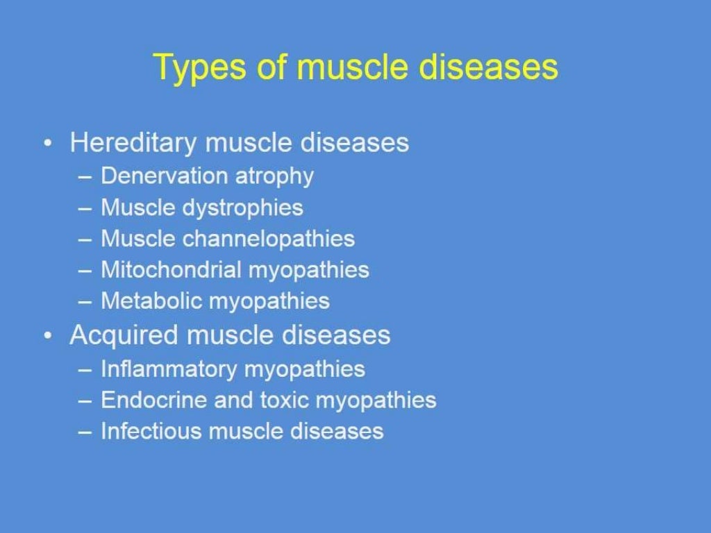Muscle diseases