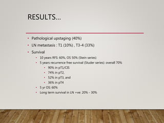 Muscle invasive bladder cancer | PPTX