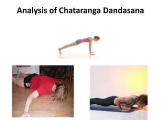 Analysis of Chataranga Dandasana
 