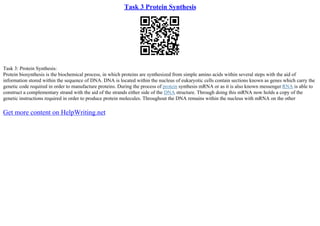 Muscle Protein Synthesis Essay | PPT
