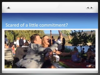 Scared of a little commitment?
 