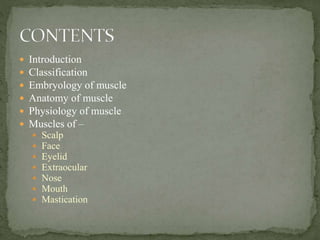 Muscles of head and neck | PPTX