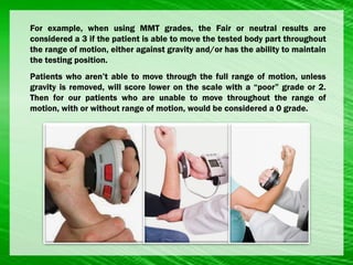 Muscle Strength Testing And Manual Muscle Grades | PDF