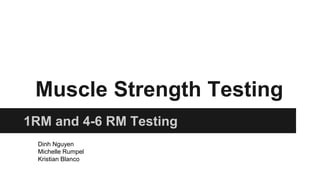Muscle testing group presentation | PDF