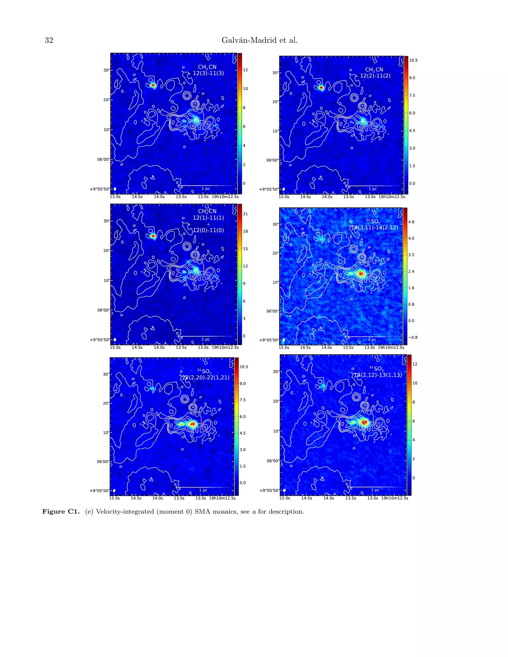 32

Galv´n-Madrid et al.
a

Figure C1. (e) Velocity-integrated (moment 0) SMA mosaics, see a for description.

 