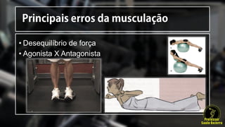 • Desequilíbrio de força
• Agonista X Antagonista
 