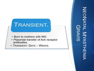 NEONATAL MYASTHENIA
      GRAVIS
 