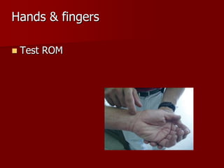 Hands & fingers


Test ROM

 