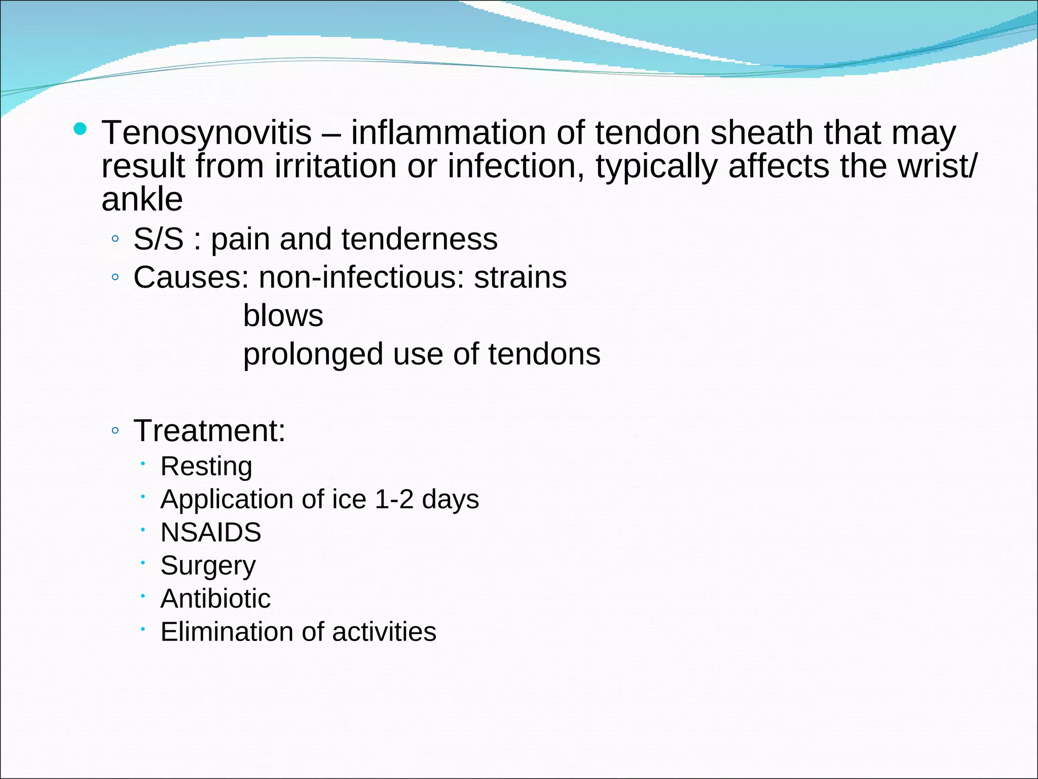 Musculoskeletal System Disorders | PPT