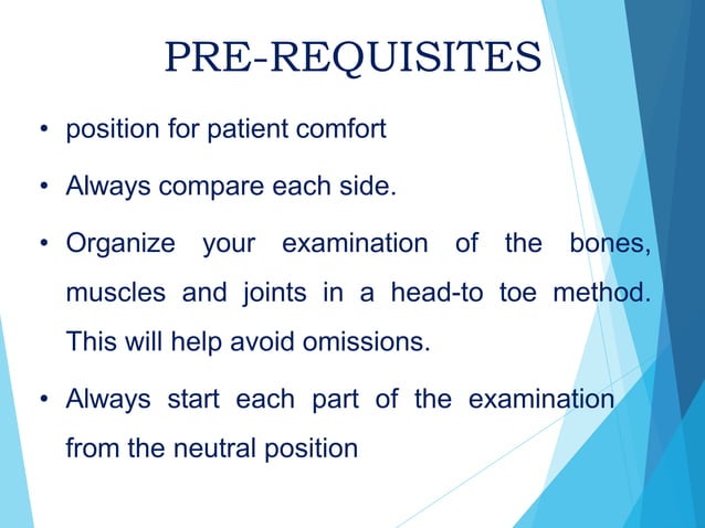 Musculoskeletal assessment | PPTX