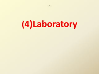 .
(4)Laboratory
 