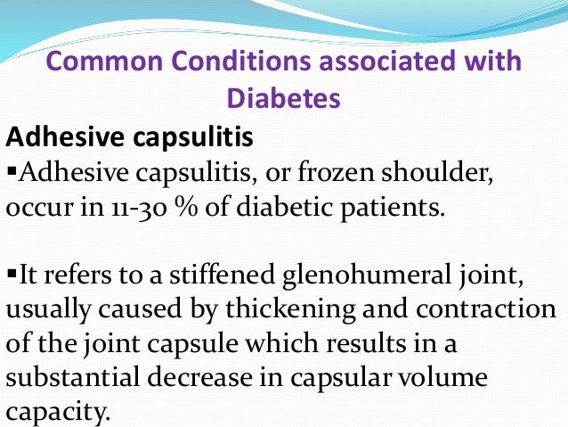 Musculo skeletal complication of diabetes mellitus Musculo skeletal complication of diabetes mellitus