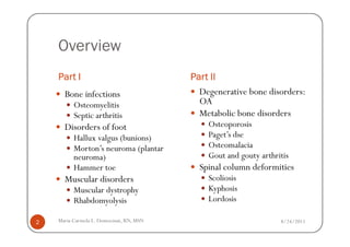 Musculoskeletal disorders part 1 | PDF