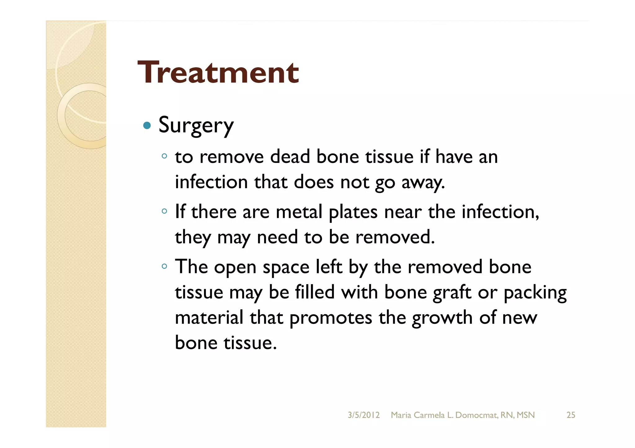 Bone and joint infections: Osteomyelitis, Septic Arthritis | PDF
