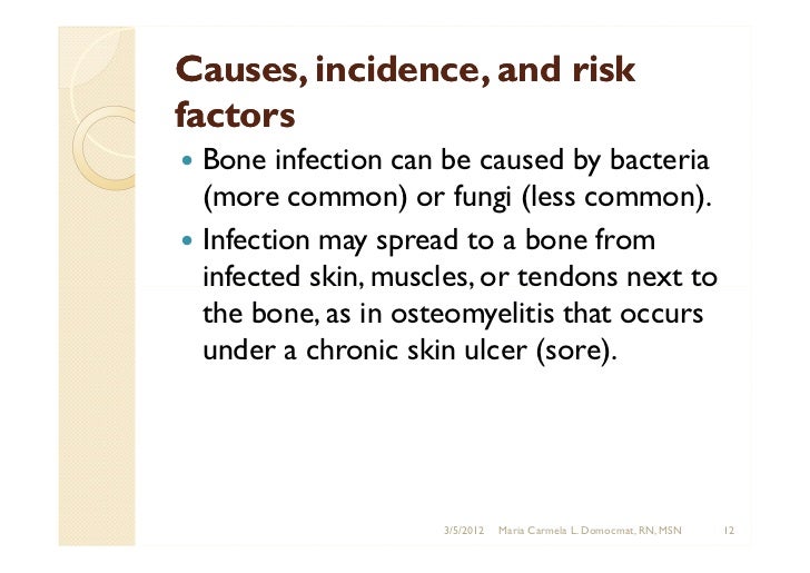 Strep infection in bone