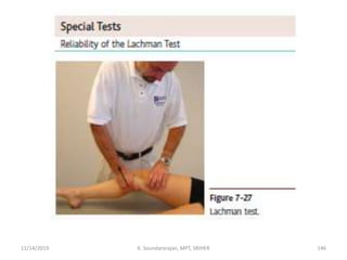 11/14/2019 K. Soundararajan, MPT, SRIHER 146
 