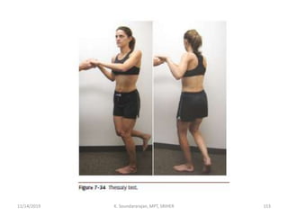 11/14/2019 K. Soundararajan, MPT, SRIHER 153
 