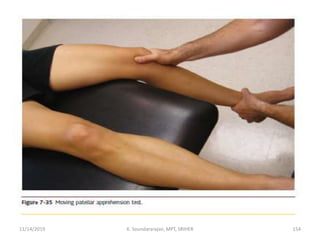 11/14/2019 K. Soundararajan, MPT, SRIHER 154
 