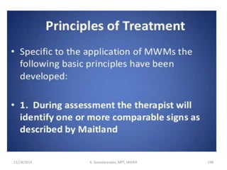 11/14/2019 K. Soundararajan, MPT, SRIHER 198
 