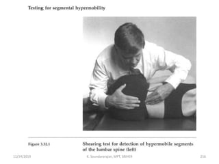 11/14/2019 K. Soundararajan, MPT, SRIHER 216
 