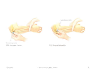11/14/2019 K. Soundararajan, MPT, SRIHER 70
 