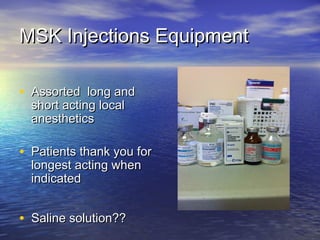 Musculoskeletal injections | PPT