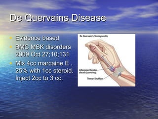 Musculoskeletal injections | PPT
