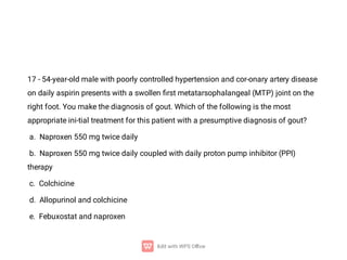 Onary Musculoskeletal + ORTHOPEDIC .PDF question bank | PDF