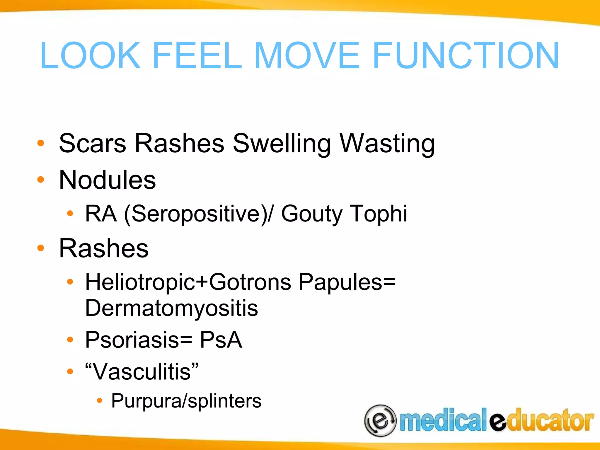 Conducting a musculoskeletal examination | PPT