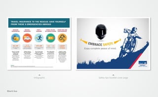 Bharti Axa
Infographic Safety tips booklet cover page
 