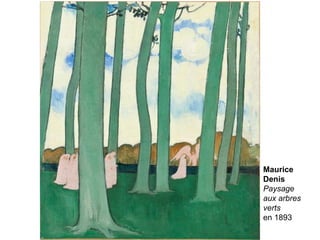 Maurice
Denis
Paysage
aux arbres
verts
en 1893
 