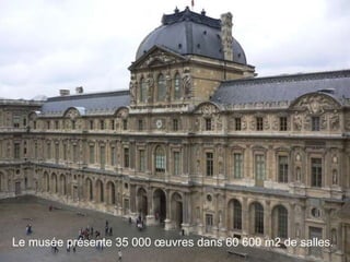 Le musée présente 35 000 œuvres dans 60 600 m2 de salles.
 