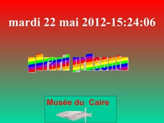 mardi 22 mai 2012-15:24:06




      Musée du Caire
 