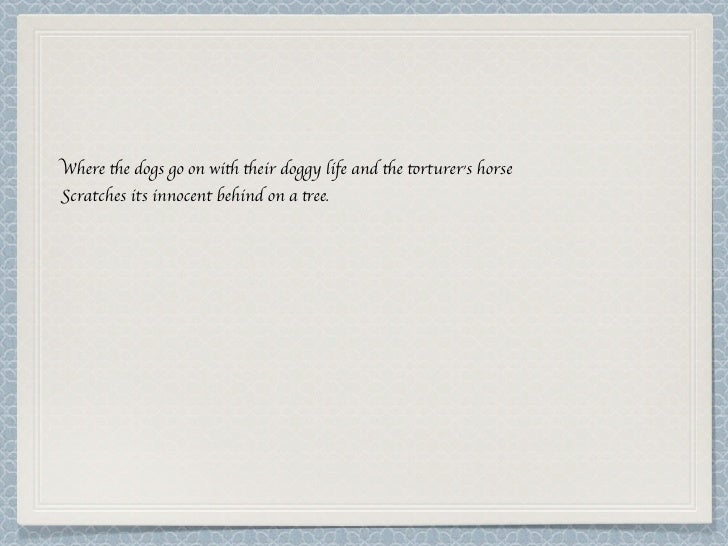 Musee des beaux arts essay
