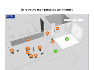 Je retrouve mon parcours sur internet
 