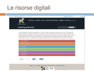 Le risorse digitali 
 