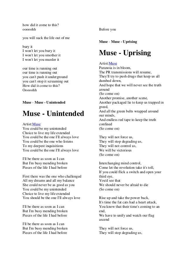 Muse Lyric