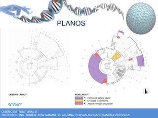 PLANOS 
DISEÑO ESTRUCTURAL II 
PROFESOR: ING. RUBÉN LOZA JARAMILLO/ ALUMNA: CUEVAS ANDRADE SANDRA VERÓNICA 
 