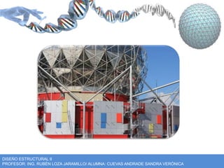 DISEÑO ESTRUCTURAL II 
PROFESOR: ING. RUBÉN LOZA JARAMILLO/ ALUMNA: CUEVAS ANDRADE SANDRA VERÓNICA 
 