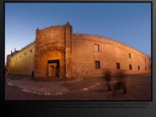 No sería hasta 1933 con la II República que se trasladó a su ubicación actual, el colegio de San Gregorio. Se convirtió en...