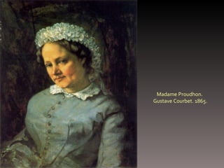 Madame Proudhon.  Gustave Courbet. 1865. 