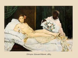 Olimpia. Edouard Manet. 1863. 