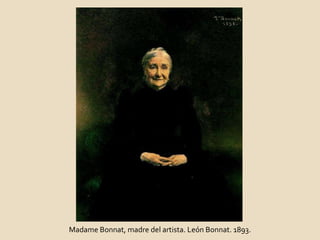 Madame Bonnat, madre del artista. León Bonnat. 1893. 